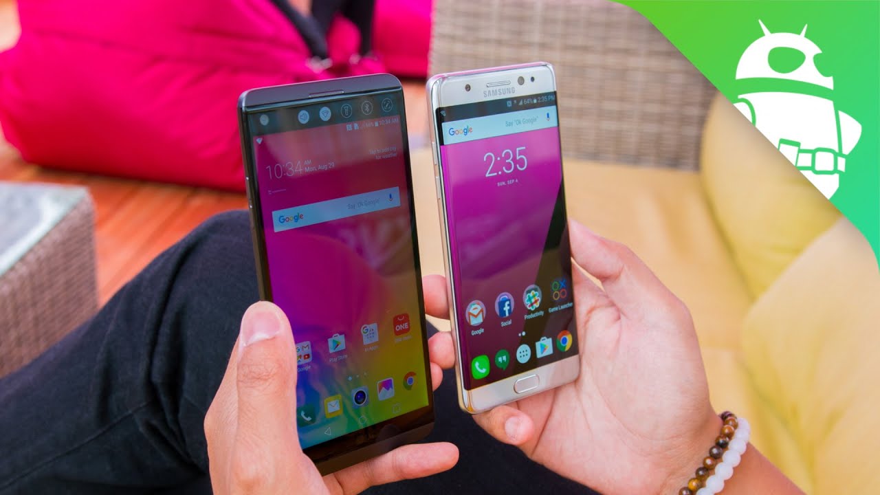 LG V20 und Samsung Galaxy Note 7 - Vergleich