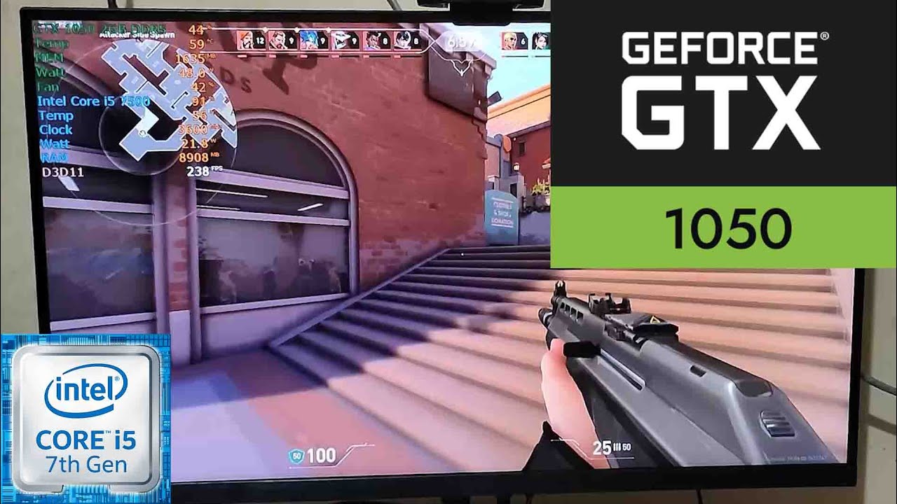 i5 7500 GTX 1050 2GB Valorant - YouTube