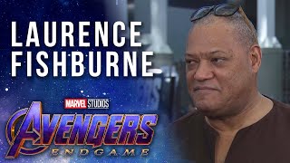 Laurence Fishburne on growing up reading Marvel Comics at the Avengers: Endgame Premiere