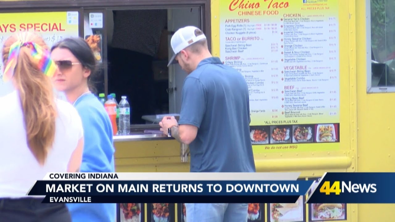 Market on Main returned for another week in downtown Evansville