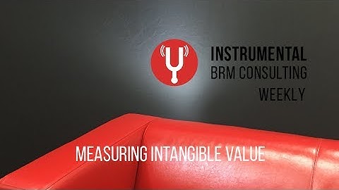 iBRM Week 38   Measuring Intangible Value