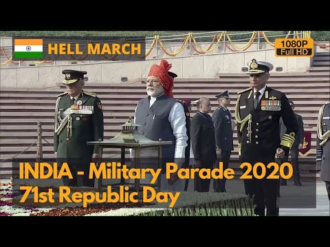 Hell March - India Republic Day Military Parade 2020 (Full HD)
