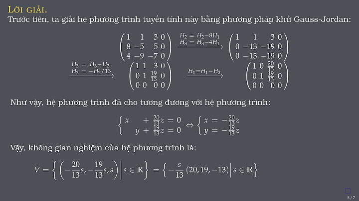 Hệ nghiệm cơ bản của hệ phiwowng trình là gì năm 2024