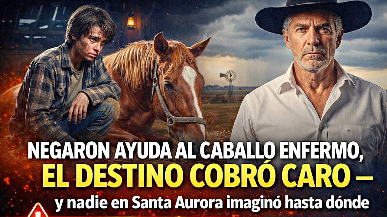 Negaron Ayuda al Caballo Enfermo, El Destino Cobró Caro — y nadie en Santa Aurora imaginó hasta dónd