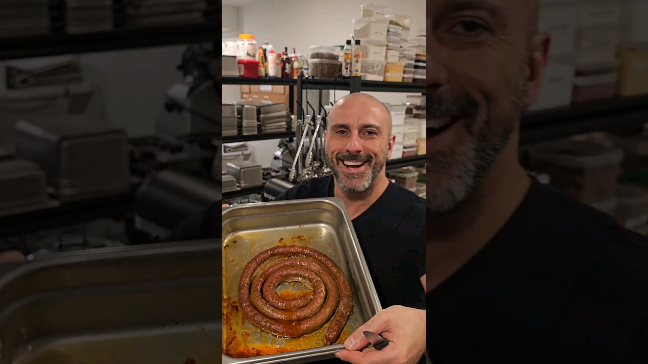 Secret ingredient for BEST Sausages || How do you make spicy garlic sausages?