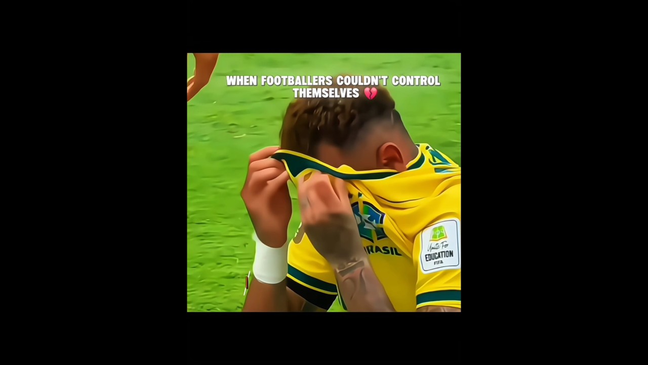 when footballers couldn't control themselves 🥹#shortvideo