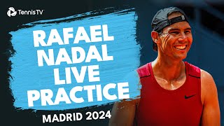 LIVE STREAM: Carlos Alcaraz Practices Ahead Of First Match At Madrid 2024
