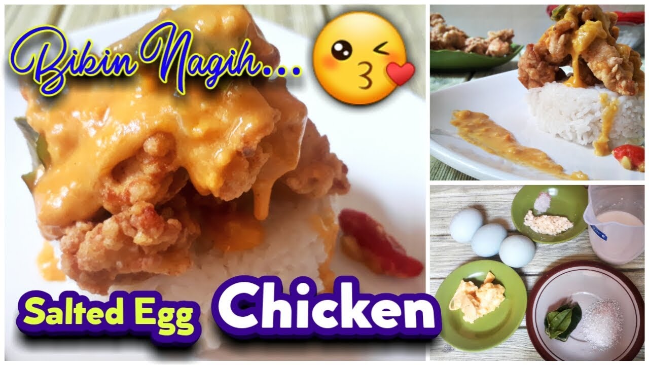 Ayam dibikin ini Enak Buangettt - AYAM CRISPY SAUS TELUR 