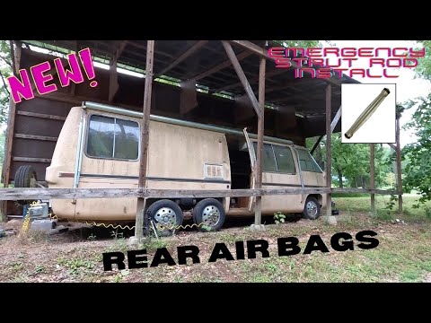 73 GMC MOTORHOME REAR AIR BAG EMERGENCY ROD INSTALL