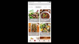 Food Companion Mobile Application Prototype screenshot 2