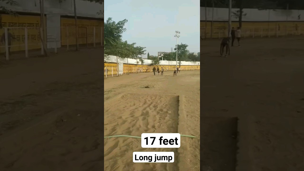 17 feet long jump 😳 🦘 