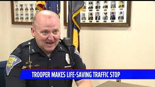 State trooper helps save man`s life during traffic stop