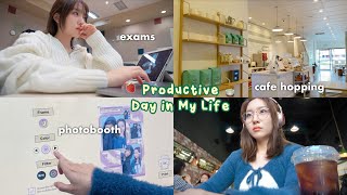 A Productive Day vlog 🍓₊˚⊹♡ cafe hopping, erewhon smoothies, OOTD