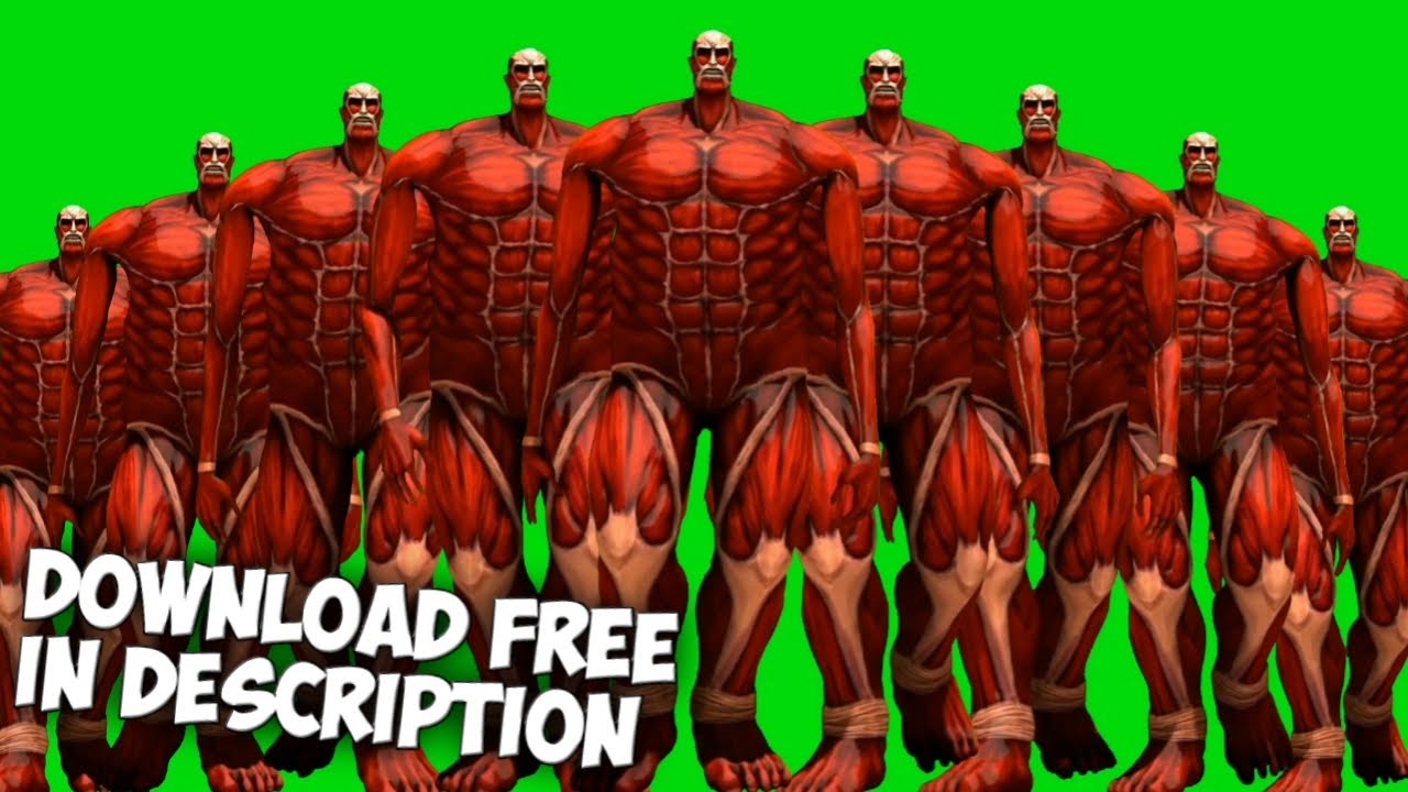 Rumbling Titan Eren | Green Screen Effect [MEDIAFIRE] - YouTube