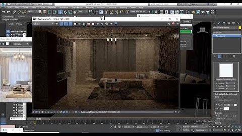 3DsMax Tutorials, Tutorial on 3D Modeling, Texturing & Lighting a Drawing Hall in 3dsmax  Part 12