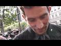 Josh O'Connor with fans at "Disclosure day" movie avant premiere @ Paris 2 june 2026