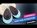 Beautiful and easy-to-make Jewelry! Polymer clay imitation technique! How to make. DIY