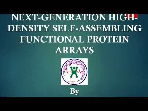 High Throughput Protein Array.