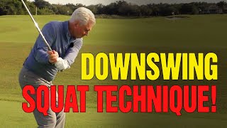 🏌️‍♂️Golf Downswing Drills [SQUAT TECHNIQUE?!]