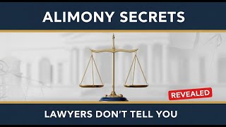 Alimony Secrets: How Much Do You REALLY Have to Pay?