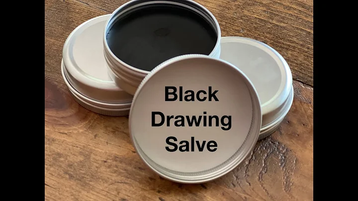 Making Black Drawing Salve