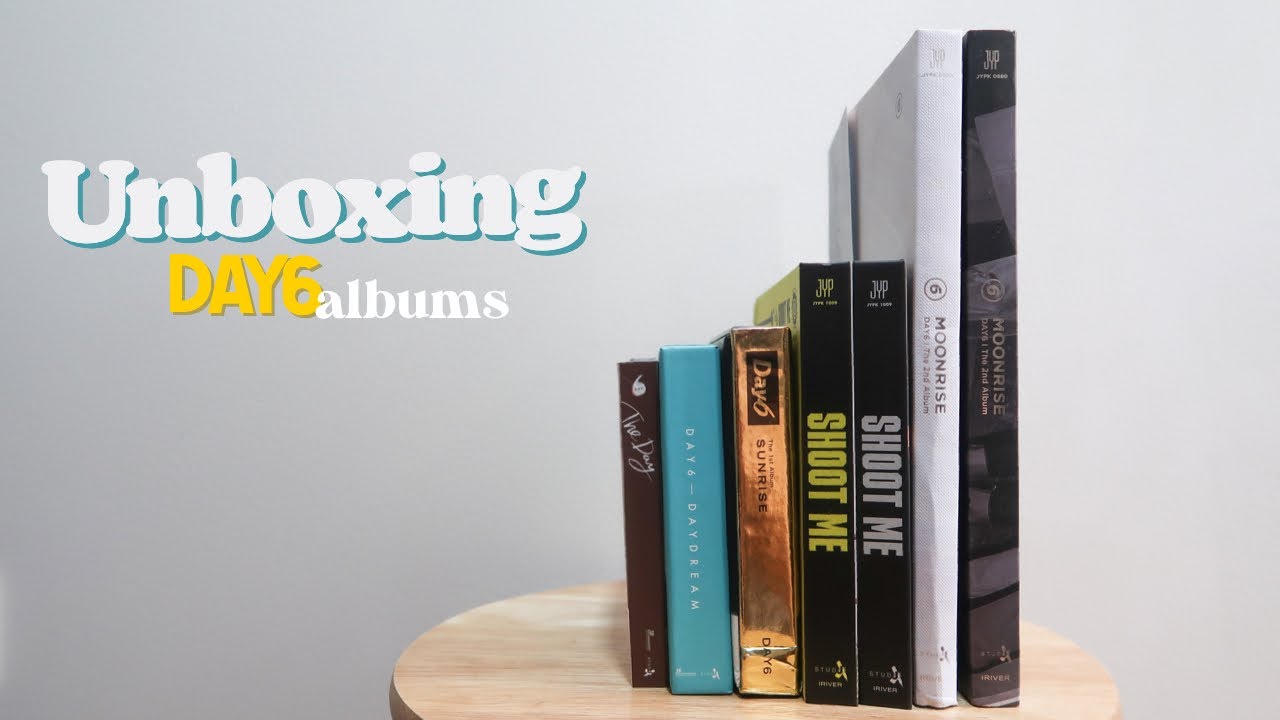 「UNBOXING」 DAY6 Albums (The Day, DAYDREAM, SUNRISE, MOONRISE, SHOOT ME: Youth pt. 1)