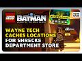 ALL WayneTech Caches For Shrecks Department Store in LEGO Batman: Legacy Of The Dark Knight