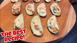 How to cook BAKED MUSSELS  || CREAMY BAKED TAHONG