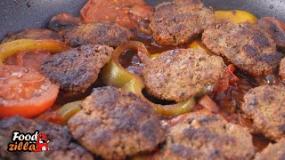 Bifteki in pan¦¦shami kabab recipe