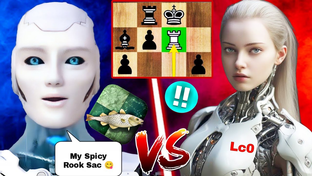 AlphaZero (4100 Elo) SACRIFICED his ROOK Against Stockfish 16 (4200 Elo)