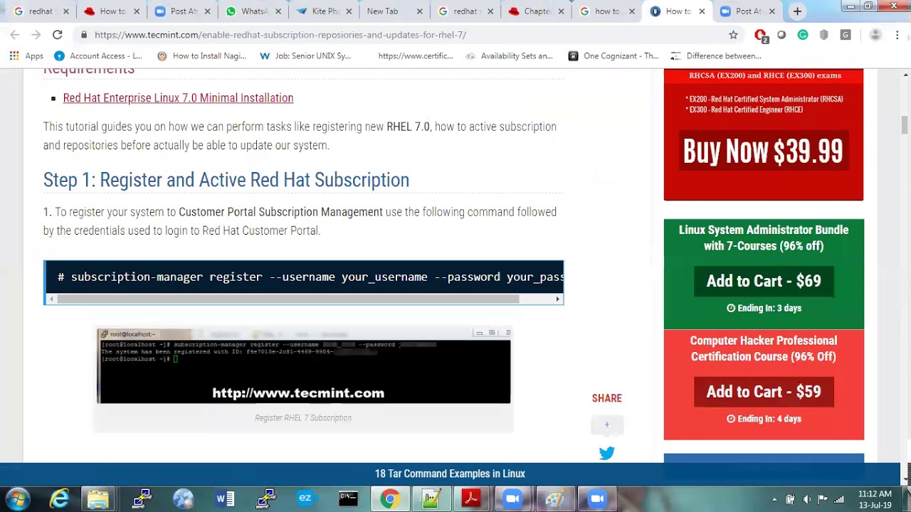 Linux server patching session 2 in telugu youtube