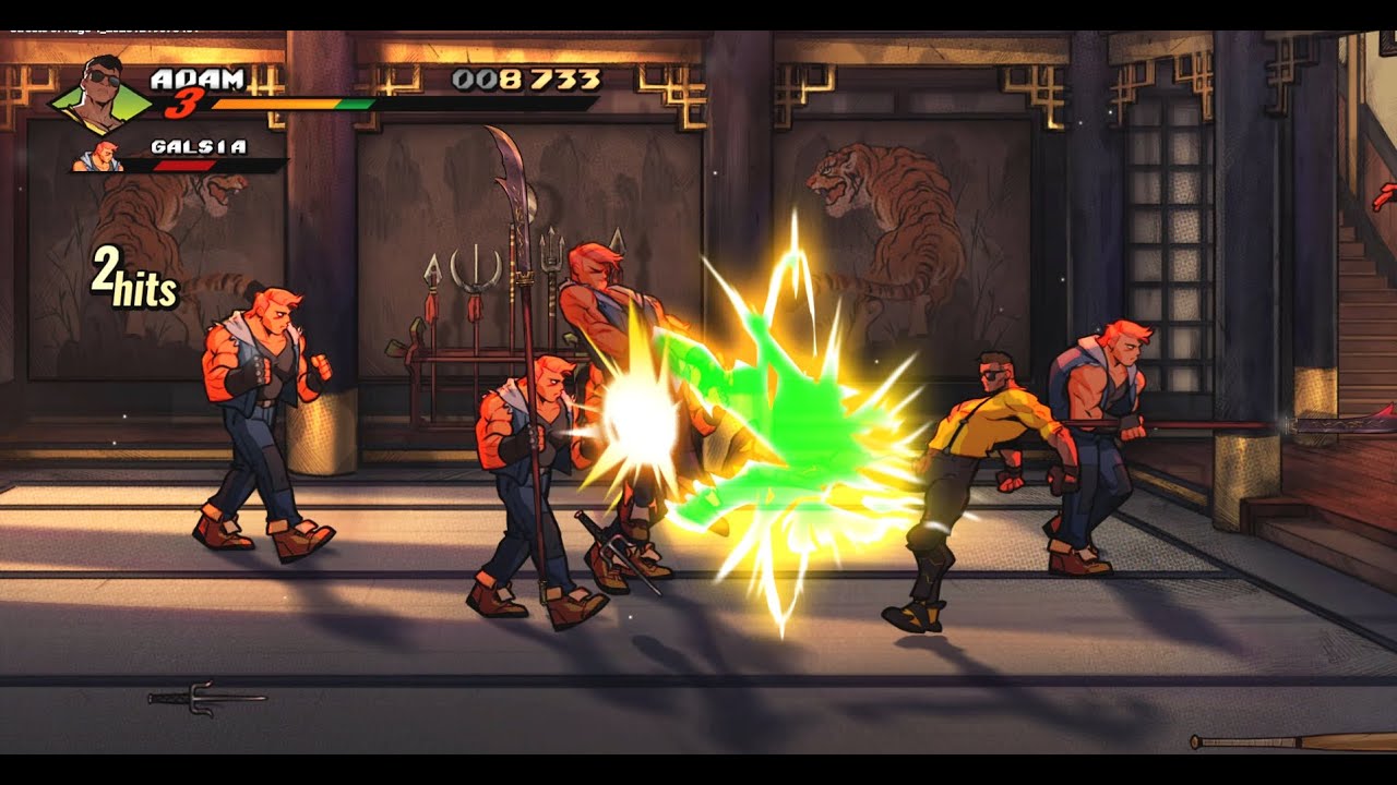 Streets of Rage 4 | Stage 6: Chinatown | Adam Gameplay | PS5 Arcade Brawler