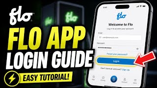How to login to Flo app for convenient EV charging access - Easy Tutorial