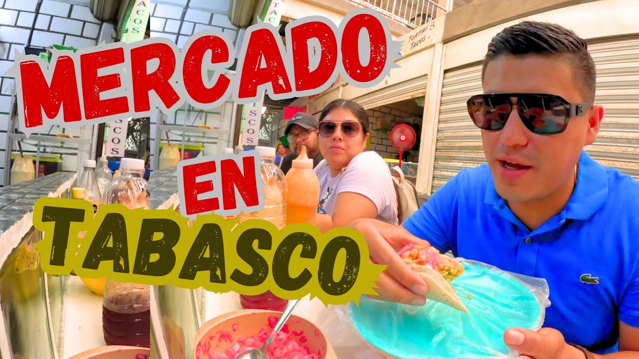 MERCADO PINO SUAREZ II COMIDA en TABASCO🔥🐊@SOYRAGAMA