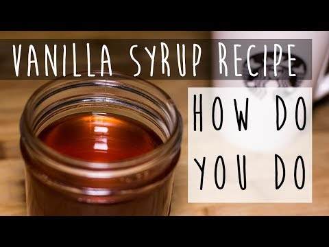 how-to-make-vanilla-syrup-||-simple-vanilla-syrup