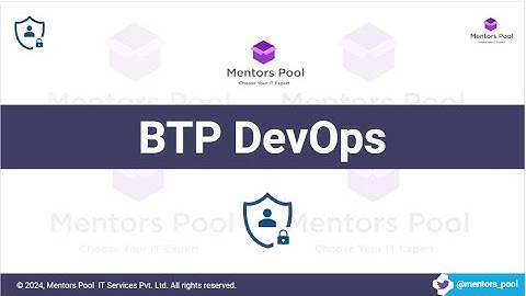 SAP BTP DevOps Training 2025 | Full DevOps Lifecycle on BTP | CI/CD, Monitoring, TMS & Git