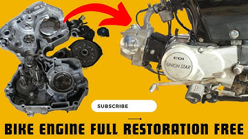 How to repair bike engine | Complete Assembling of 70CC Motorcycle Engine