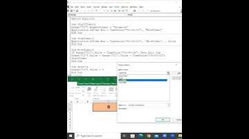 Stop Watch in Excel