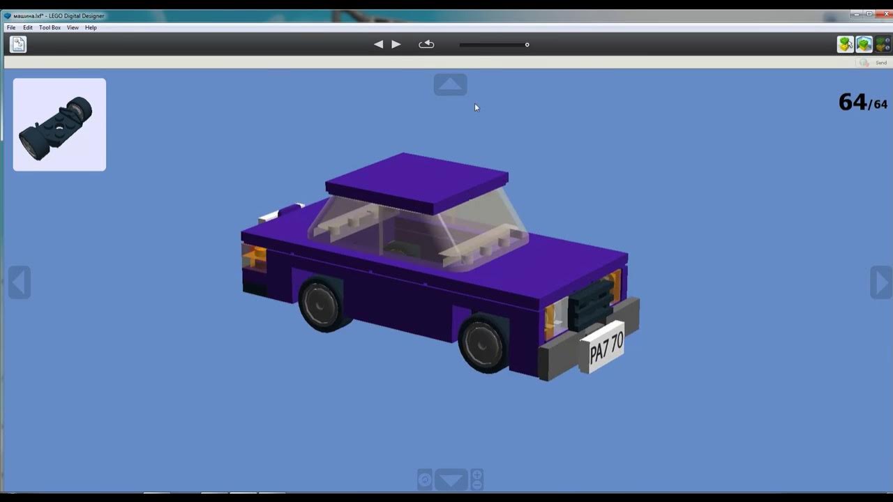Жигули из лего инструкция своими руками