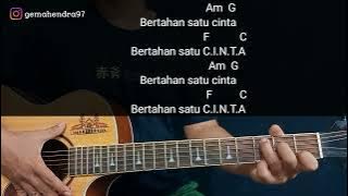 Kunci Gitar CINTA - D'Bagindas | Chord Gampang