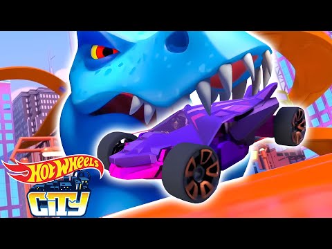 Circuit voitures Hot Wheels City Méga tour lave-auto