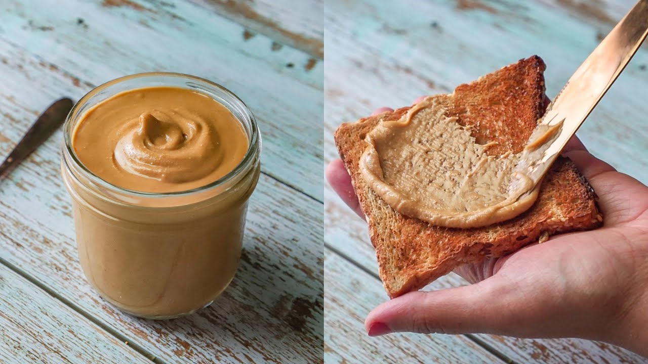 Peanut Butter Recipe - Without Oil - Homemade Peanut Butter - In a mixer -  YouTube