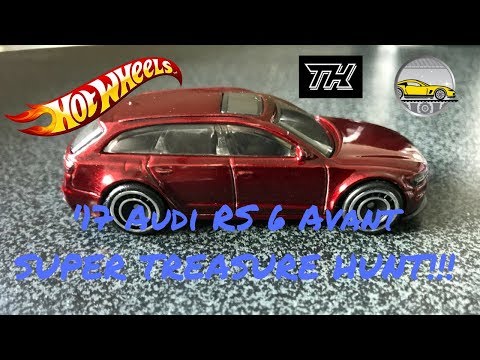 Opening Hot Wheels SUPER TREASURE HUNT 2017 Audi RS 6 Avant - YouTube