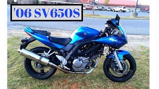 2006 Suzuki SV650S Cold Start & Walk Around