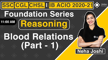 Blood Relation Reasoning Tricks | SSC CGL 2021 | CHSL | IB ACIO Neha Ma