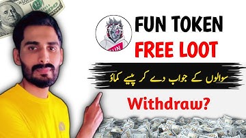 Fun Token Free Telegram Bot|Fun Token Withdraw proof|Fun Token Real Fake|