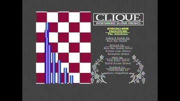 Commodore 64 demo: Clique - Amaney (1992)