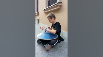 Ever seen a handpan player so young? #shorts