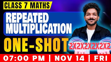 Class 7 Maths | Repeated Multiplication / ആവർത്തന ഗുണനം | Oneshot  | Exam Winner