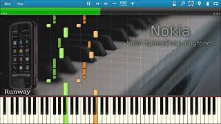 NOKIA 5800 XPRESSMUSIC RINGTONES IN SYNTHESIA - Piano Tutorial